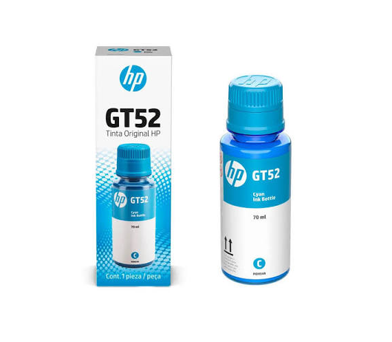 [HP_M0H54AL] HP GT52 Cyan Original Ink Bottle
